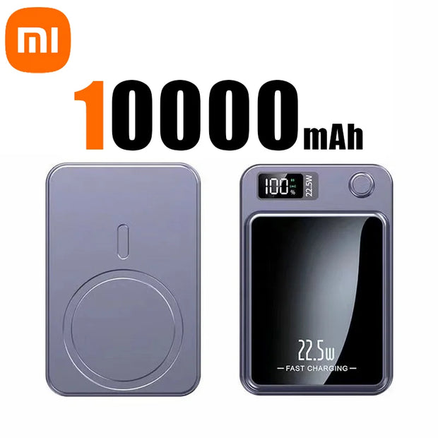 Xiaomi Mijia Magnetic Wireless 50000mah Power Bank Fast Charger For Magsafe Portable Auxiliary Battery Pack For Iphone Huawei