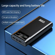 200000mAh Power Bank 120W Super Fast Charging Battery High Capacity Digital Display Power Bank For Iphone  Samsung Xiaomi Huawei