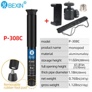 BEXIN Extendable Lightweight Portable Mini Camera Monopod Phone Stand Handheld Unipod Dslr Camera Video Monopod For Sony Canon