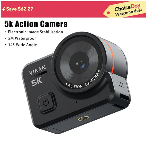 CERASTES V10 5K 4K60FPS WiFi Anti-shake Action Camera Go With Remote Control Screen Waterproof Sport Camera pro drive recorder