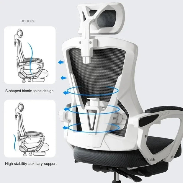 Comfortable Ergonomic Gaming Office Chairs Computer Recliner Lift Swivel Chair Gamer Chair Home Office Furniture k l n