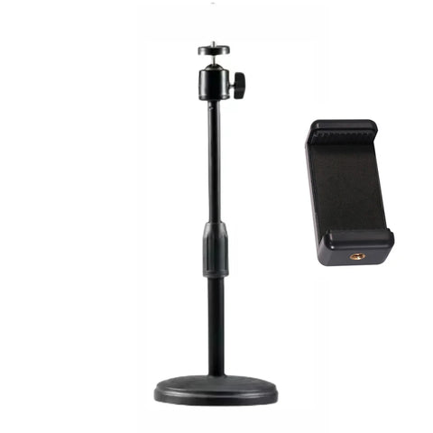 Desktop Tripod for Mobile Phone Webcam DSLR Camera Tabletop Tripie Stand Mount for Smartphone Cellphone Web Cam Support