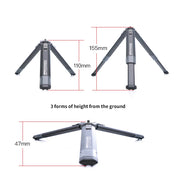 Vlogger DT-05 Screw Telescopic Mini Tripod Stand Bracket Aluminum Universal 1/4"  for Phones DSLR Mirrorless Cameras