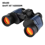 Long Range Professional Binoculars with High Magnification Portable HD Telescope Civil Grade Night Vision Binocular 80x80