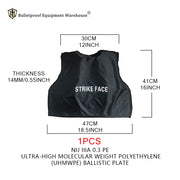 Level 3a NIJ IIIA 0.3 PE 0101.06 Police High Molecular Weight Polyethylene Soft Armor Self-Defense Tactical Bulletproof Plate