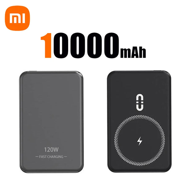 Xiaomi Magnetic Power Bank 50000mAh Large Capacity 120W Wireless Fast Charger Portable Battery for iPhone Samsung Xiaomi Gift