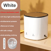 Mini Washing Machine Automatic Underwear Sock Washer 110V 220V Portable Washing Machine with Dryer Bucket for Clothes