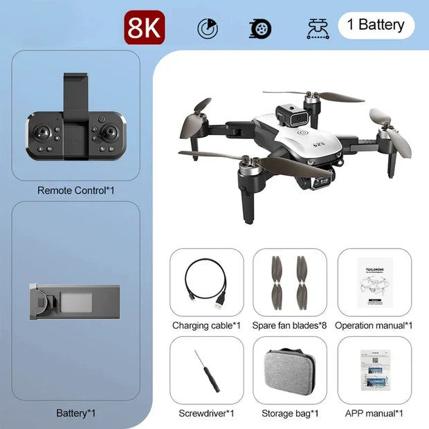 Xiaomi S2S Drone 8K 5G GPS HD Aerial Photography Dual-Camera Omnidirectional Obstacle Brushless Avoidance Quadcopter Toys