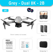 Lenovo V88 Drone 8K Professional HD Aerial Dual-Camera 5G GPS Obstacle Avoidance Drone Remote Control Quadcopter Toy UAV 10000M