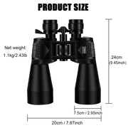 BORWOLF 15-450X60 Binoculars Telescope HD Light Night Vision Bak4 Prism Professional Zoom Powerful for Hunting Bird Watching