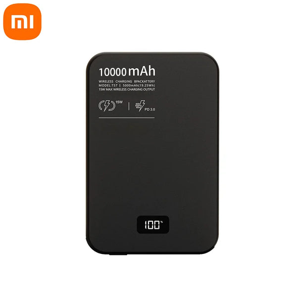 Xiaomi Mini 10000mAh Magnetic Power Bank LED Digital Disolay Portable Auxiliary Battery 25W Fast Charger For iPhone Samsung