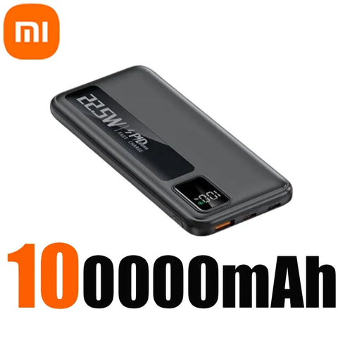 Xiaomi 200000mAh High Capacity Power Bank 22.5W Fast Charging Powerbank Portable Battery Charger For Android Samsung Huawei NEW