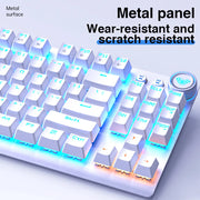 AULA Wireless Mechanical Gaming Keyboard 87 Key Three-modes 2.4G/Bluetooth/Wired Backlight Keyboard for Windows/Mac/IOS/Android