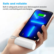 20000mAh Mini Portable Power Bank External Battery Plug Play Power Bank Type-C Fast Effective Charger For iPhone Samsung Huawei