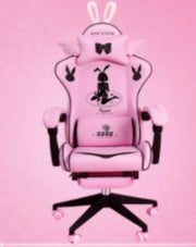 Office Chair WCG Computer Gaming Chair Reclining Armchair with Footrest Internet Cafe Gamer Chair Office Furniture Pink Chair