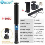 BEXIN Extendable Lightweight Portable Mini Camera Monopod Phone Stand Handheld Unipod Dslr Camera Video Monopod For Sony Canon