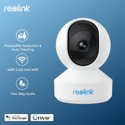 Reolink E1 Series Pro 4MP WiFi Camera Pan&Tilt 2-Way Audio Baby Monitor Indoor Cam AI Detection Home Video Surveillance Cameras