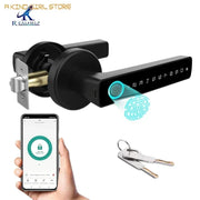 Smart Fingerprint Door Lock Biometric Door Lock with Smart APP Fingerprint Door Knob Remote Control with APP Smart Knob