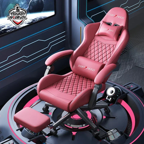 Lifting Gaming Chair Home Sedentary for Vlogger Comfortable Gaming Armchair Boss Chair Backrest Ergonomic Computer Chair r