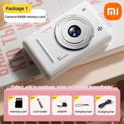 Xiaomi 4K Mini Digital Camera Retro CCD Sports Camera Entry-level Carema Dual HD Camera Flash 50 Million Pixels Auto Focus Gift