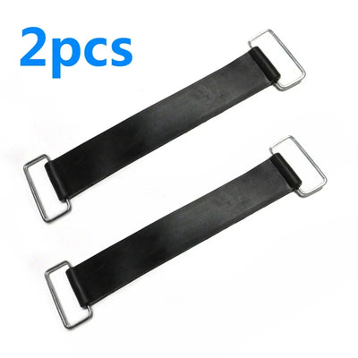 2pcs Rubber Belts Black 175*25mm For Motorcycles Tricycles Scooters Motorcycle Rubber Battery Strap Holder Belt For Honda