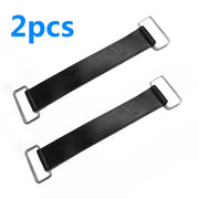 2pcs Rubber Belts Black 175*25mm For Motorcycles Tricycles Scooters Motorcycle Rubber Battery Strap Holder Belt For Honda