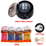 Wax Heater Warmer Machine For Hair Removal Depilation Wax Dipping Epilator Paraffin Pot and Wood Sticks Kit