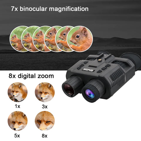 GVDA Infrared Night Vision Device Binoculars Head Mount Goggles Telescope for Hunting Camping Military Night Vision Sight Scope