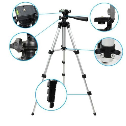 Phone Travel Tripod Aluminum Camera Tripod Stand Holder Mount Portable Mini Tripod for Sony DSLR Camera Video Camcorder Holder