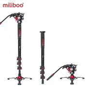 miliboo MTT705Ⅱ Camera Video Monopod with Fluid Drag Head Professional Camera Stand for DSLR, Camcorder Travel 10kg load